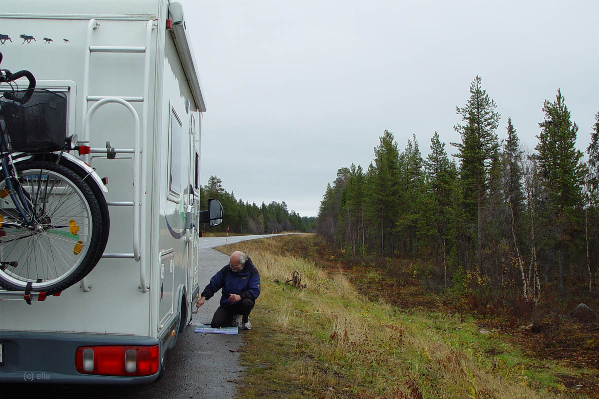 Kiruna - Luossavaara und eine Panne