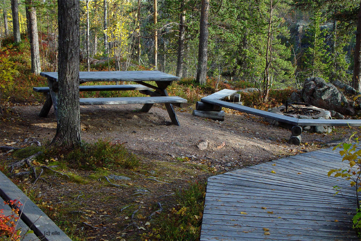 Masugnsbyn - Naturreservat mit Canyon