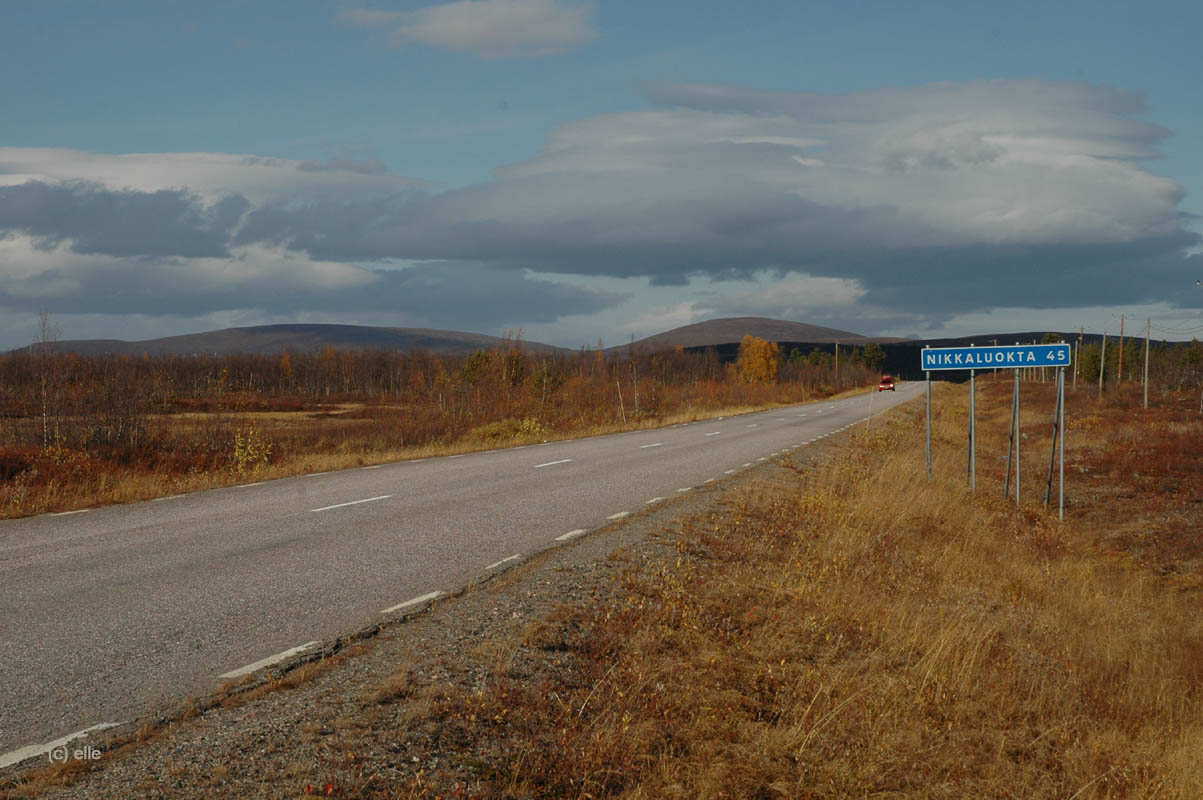 Nikkaluokta - Kebnekaise in Sicht