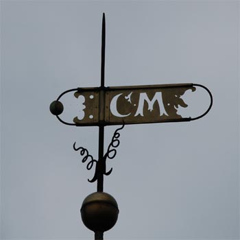 Aufschrift CM